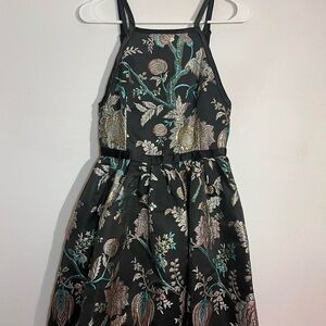 Urban Outfitters Kimchi Blue embroidered jacquard halter dress